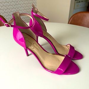 Pink Jessica Simpson stilettos